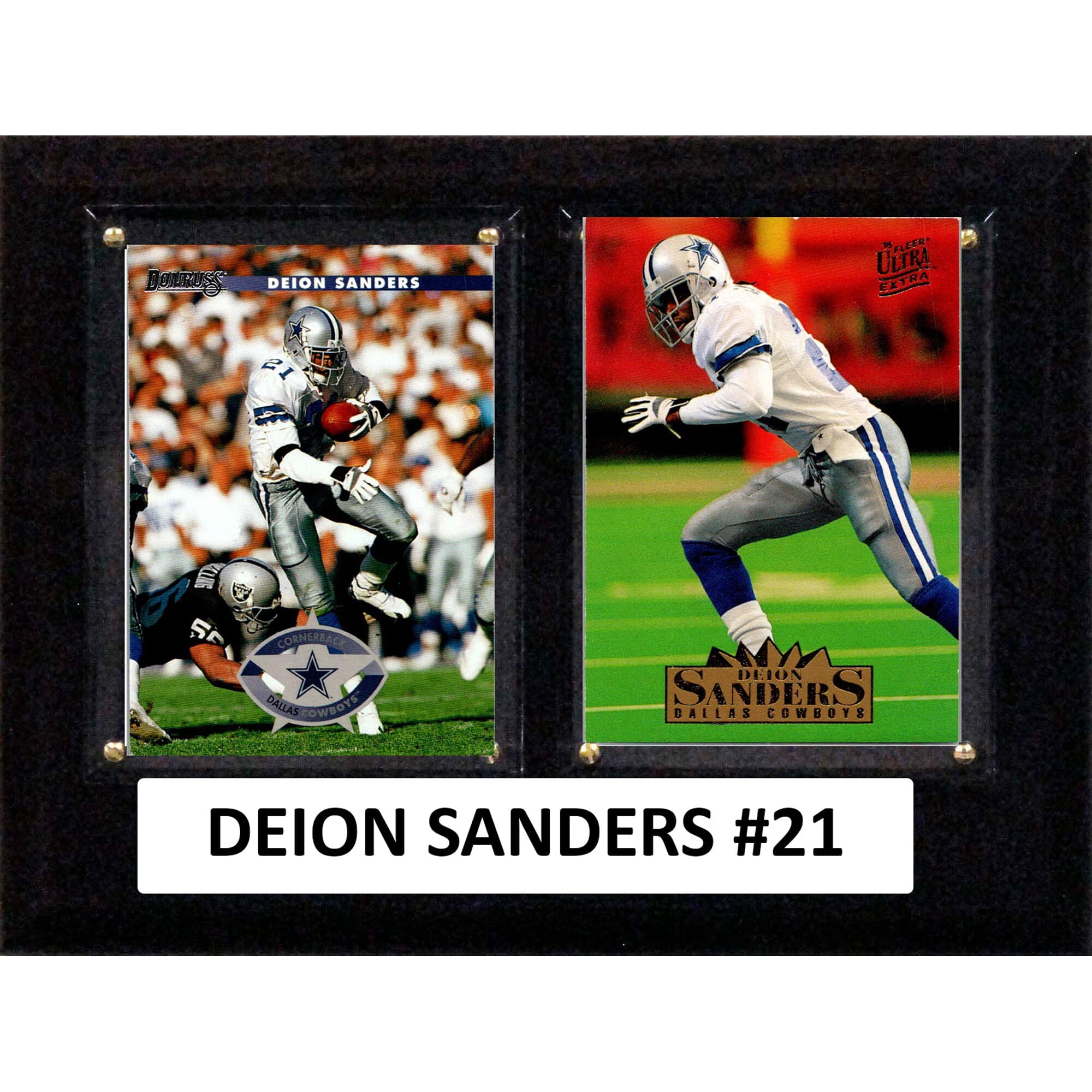"C&I Collectibles - Deion Sanders Dallas Cowboys 6"" x 8"" Trading Card Plaque - Multicolor" price history on PriceWatchPro