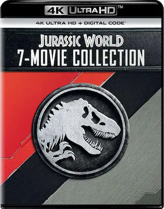 Front. Jurassic World: 7-Movie Collection - 4K Blu-Ray.