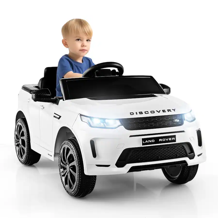 Gymax 12V Kids Ride On Car Licensed Land Rover Electric Vehicle w ...