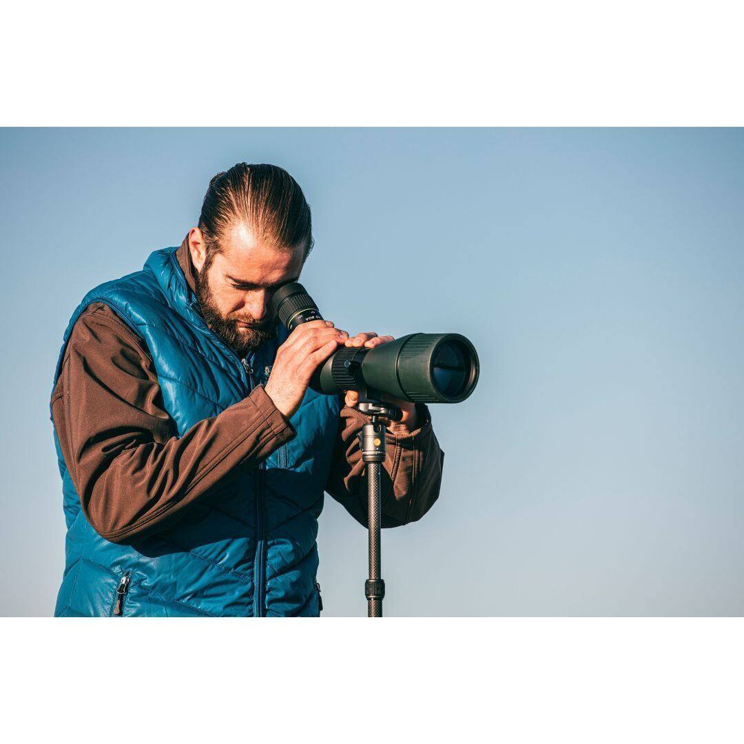 Angle. Vanguard - Vanguard VEO HD 80A 20-60x80 Angled Spotting Scope.