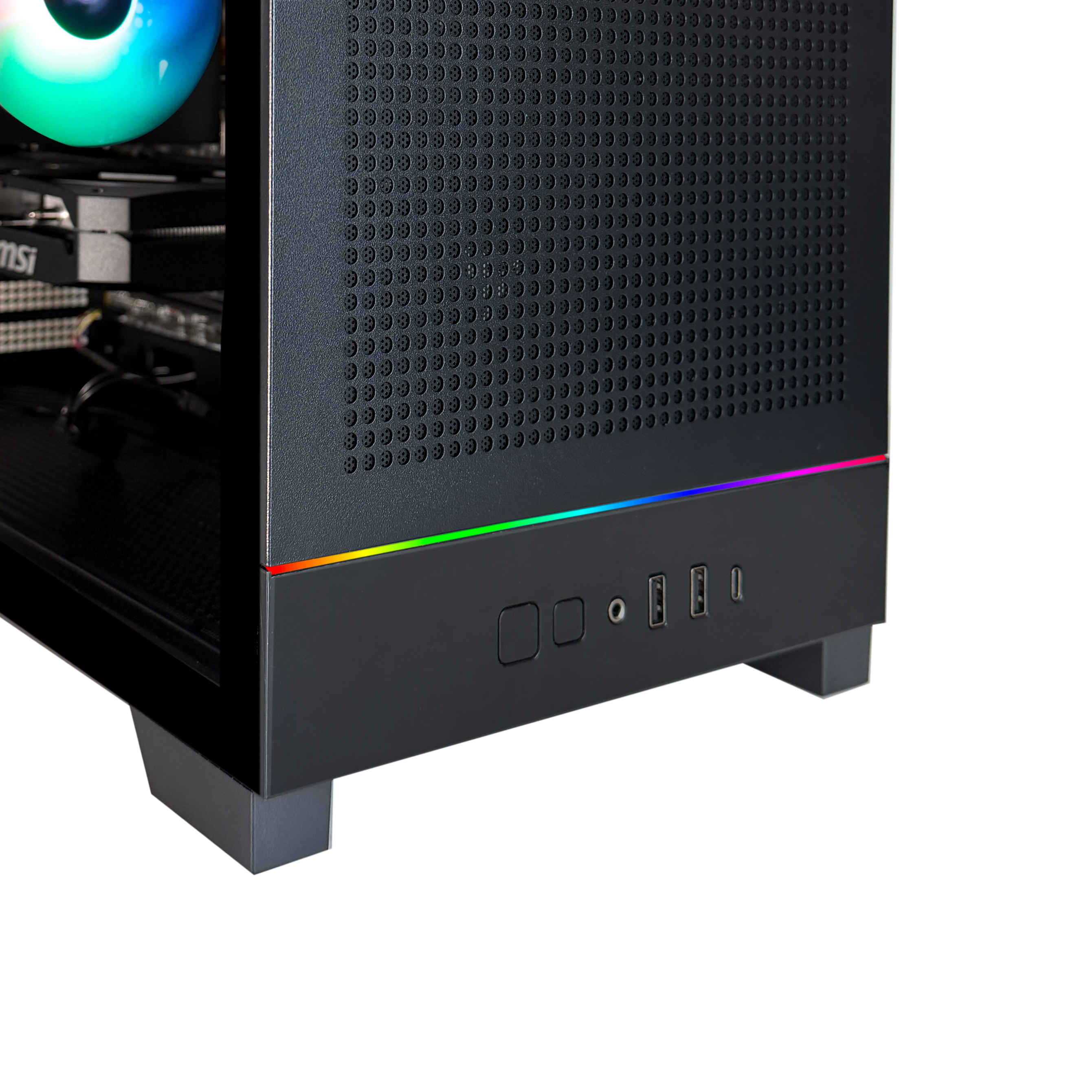 Alt View 3. STORMCRAFT - STORMCRAFT Gaming PC VIPER Intel Core i5 14400F NVIDIA RTX 5060 2TB SSD 32GB DDR5 6000MHz RGB 650W PSU - Windows 11 Home.