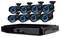 Night Owl - 8-Channel, 8-Camera Indoor/Outdoor DVR Security System - Black-Front_Standard