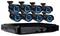 Night Owl - 16-Channel, 8-Camera Indoor/Outdoor DVR Security System - Black-Front_Standard