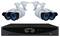 Night Owl - 8-Channel, 4-Camera Indoor/Outdoor DVR Security System - Black/White-Front_Standard
