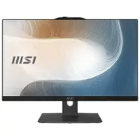 MSI - Modern AM242TP 23.8" Touchscreen All-in-One - Intel Core 3 100U - 8GB Memory - 512G SSD - Black - Front_Zoom