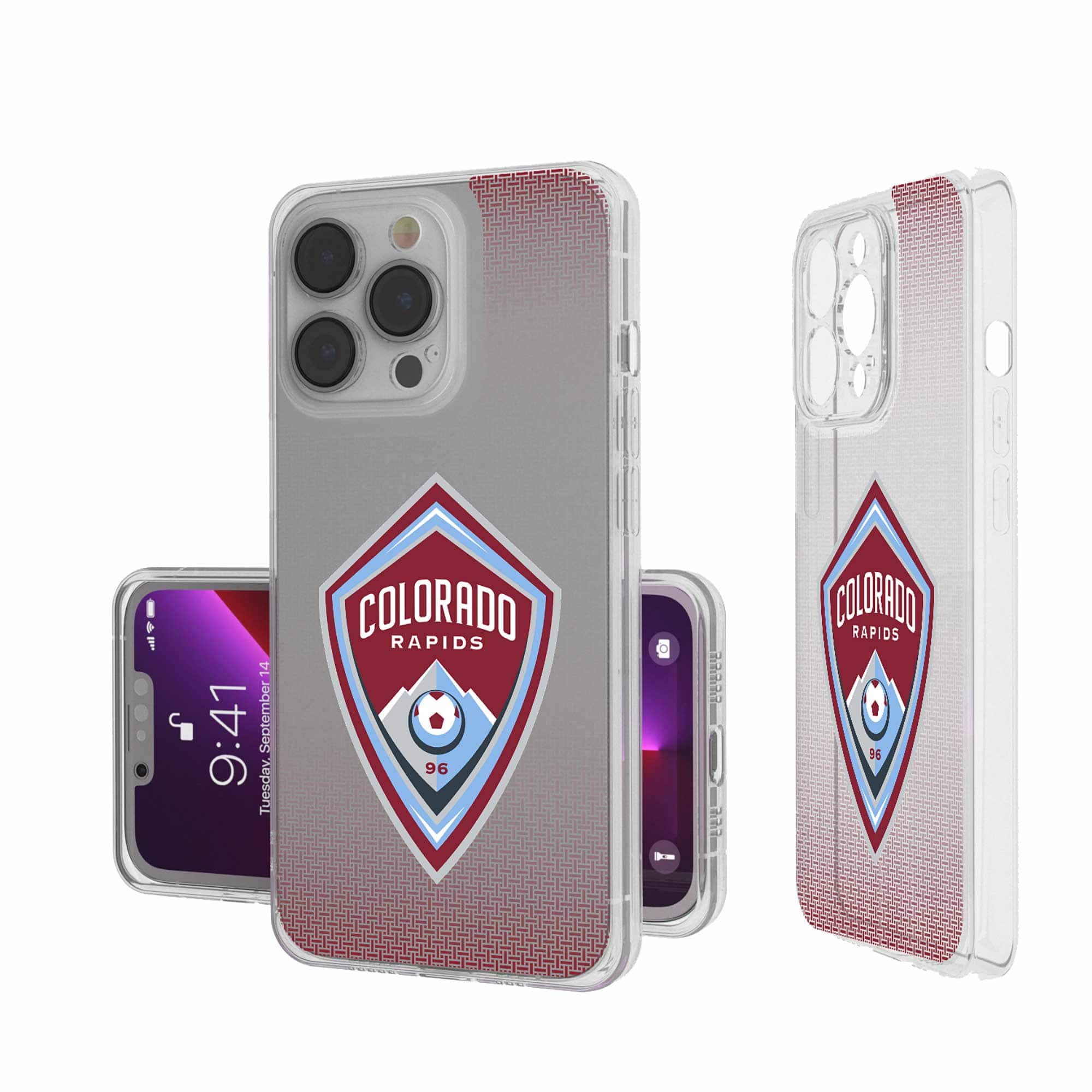 Keyscaper - MLS - Colorado Rapids Linen Logo iPhone Clear Case - 13 Pro Max - Multicolor