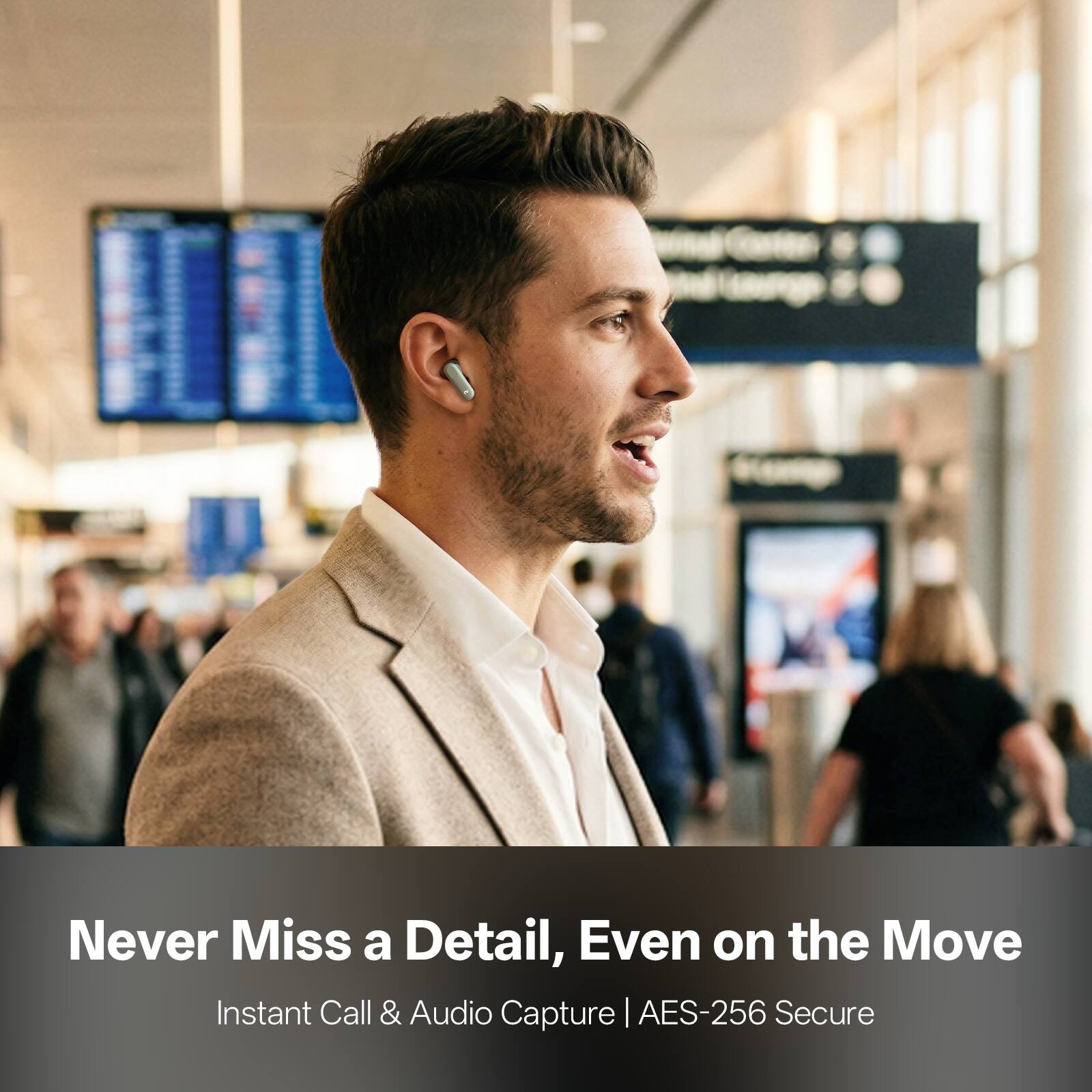 Never Miss a Detail, Even on the Move  
Instant Call & Audio Capture | AES-256 Secure