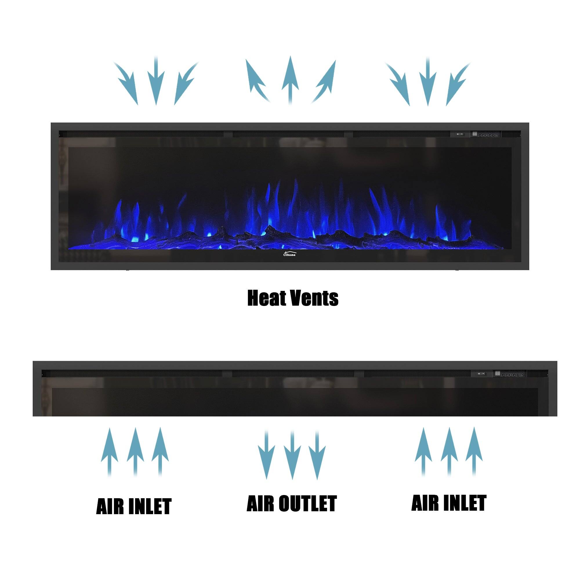 Heat Vents

AIR INLET
AIR OUTLET
AIR INLET