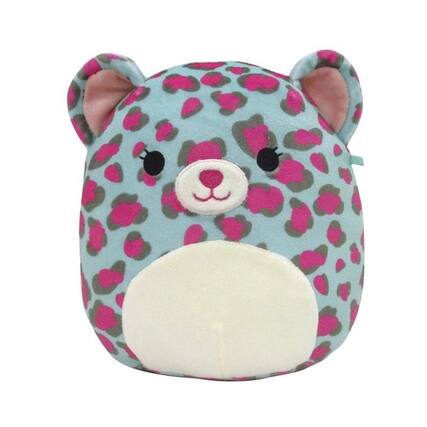 Front. Kellytoy - Squishmallow 5 Inch Mini Animal Plush | Chelsea the Cheetah - Blue.