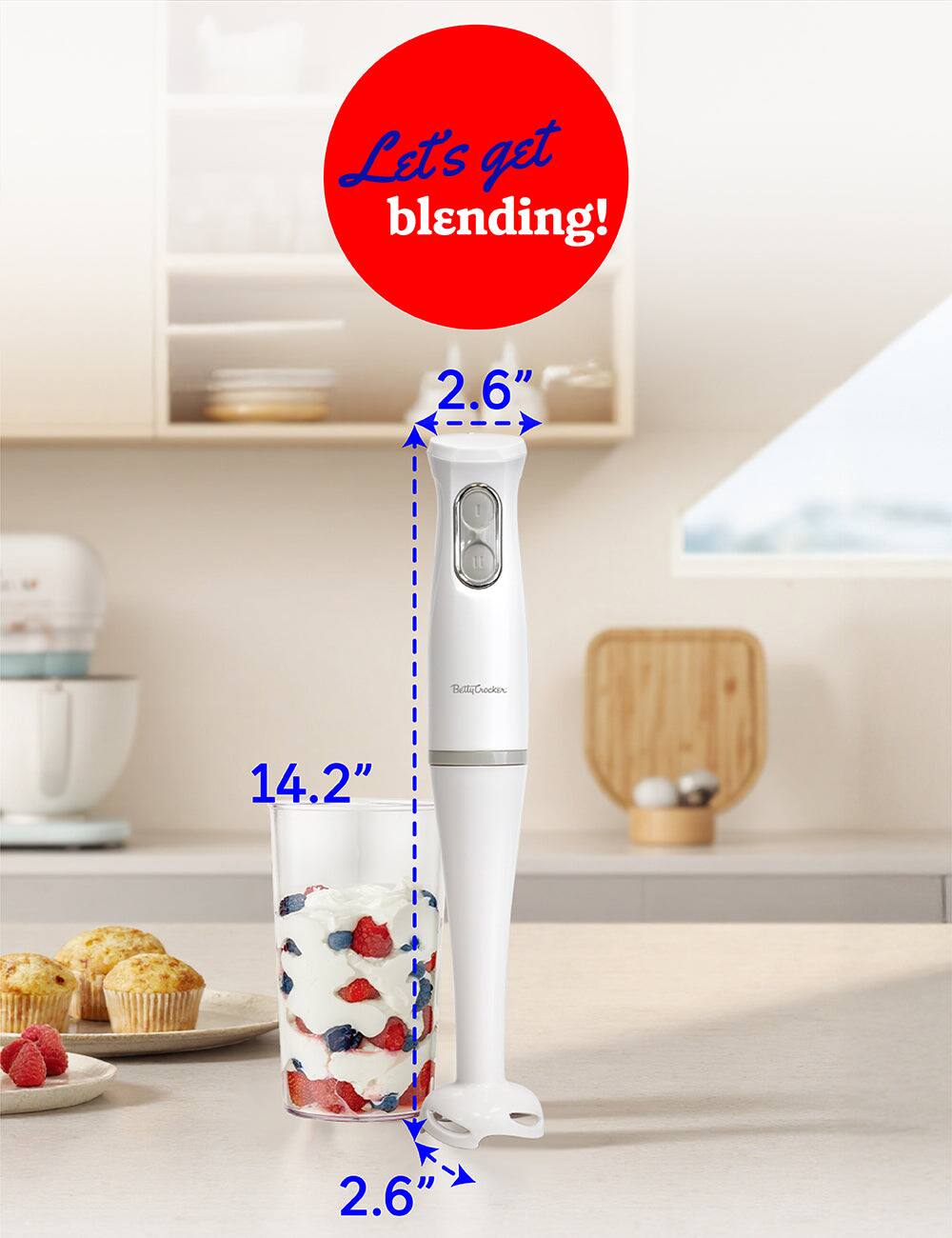 Let's get blending!

2.6"  
14.2"  
2.6"