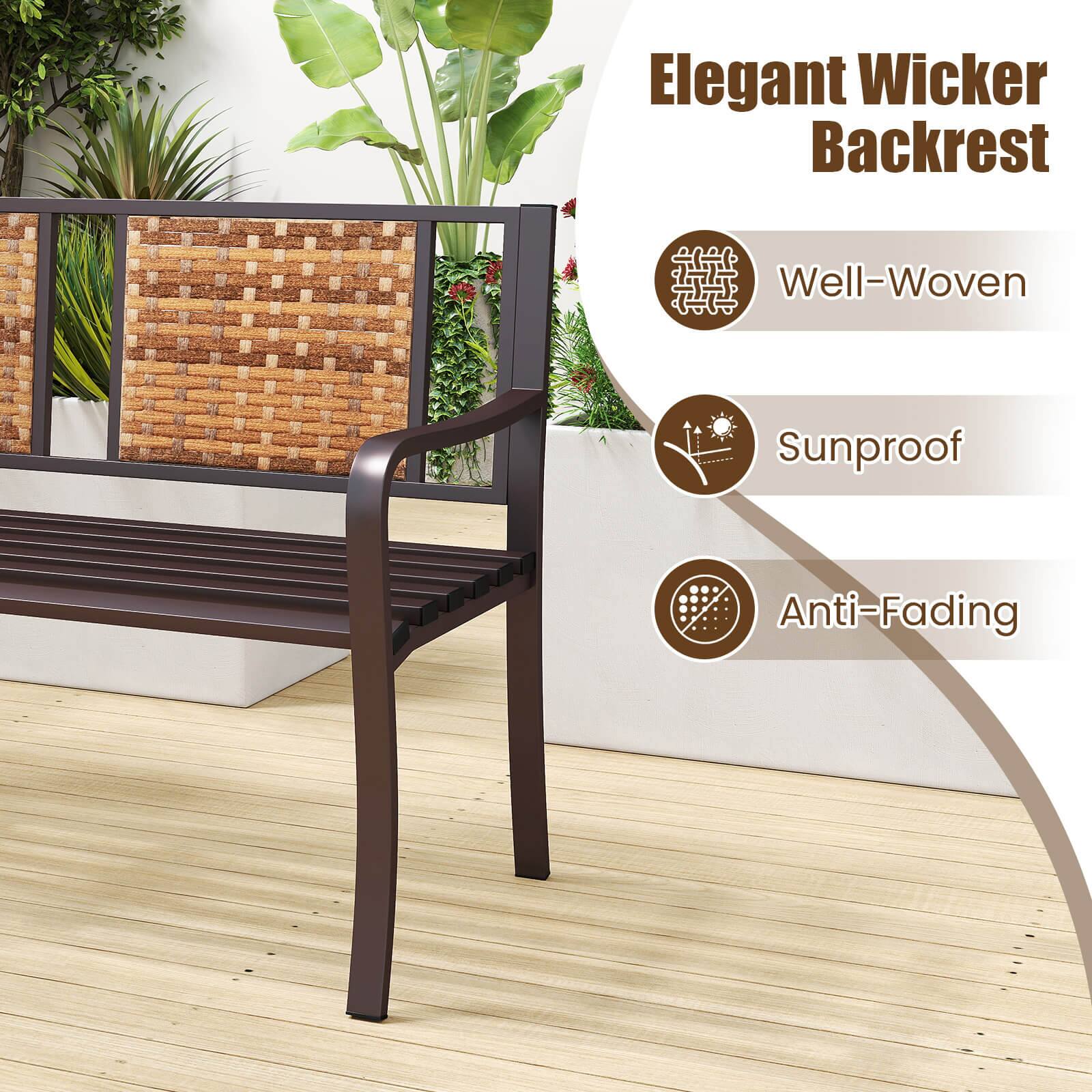 Elegant Wicker Backrest

- Well-Woven
- Sunproof
- Anti-Fading