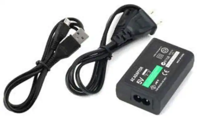 Front. Mars Devices - Ps Vita 2000 Power Adapter By Mars Devices For Ps Vita - Black.