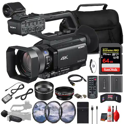 SONY - XDCAM - 4K - 2x TELEPHOTO - HIGH DEFINITION - SONY - SEN - SanDisk Extreme PRO 170 MB/s V30 64 GB - SanDisk ASFORCE ULTIMA - SAVE - LEARE KAVE