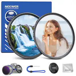 Neewer - 67mm VND ND2-400 + Diffusion 1/4 2-Pack