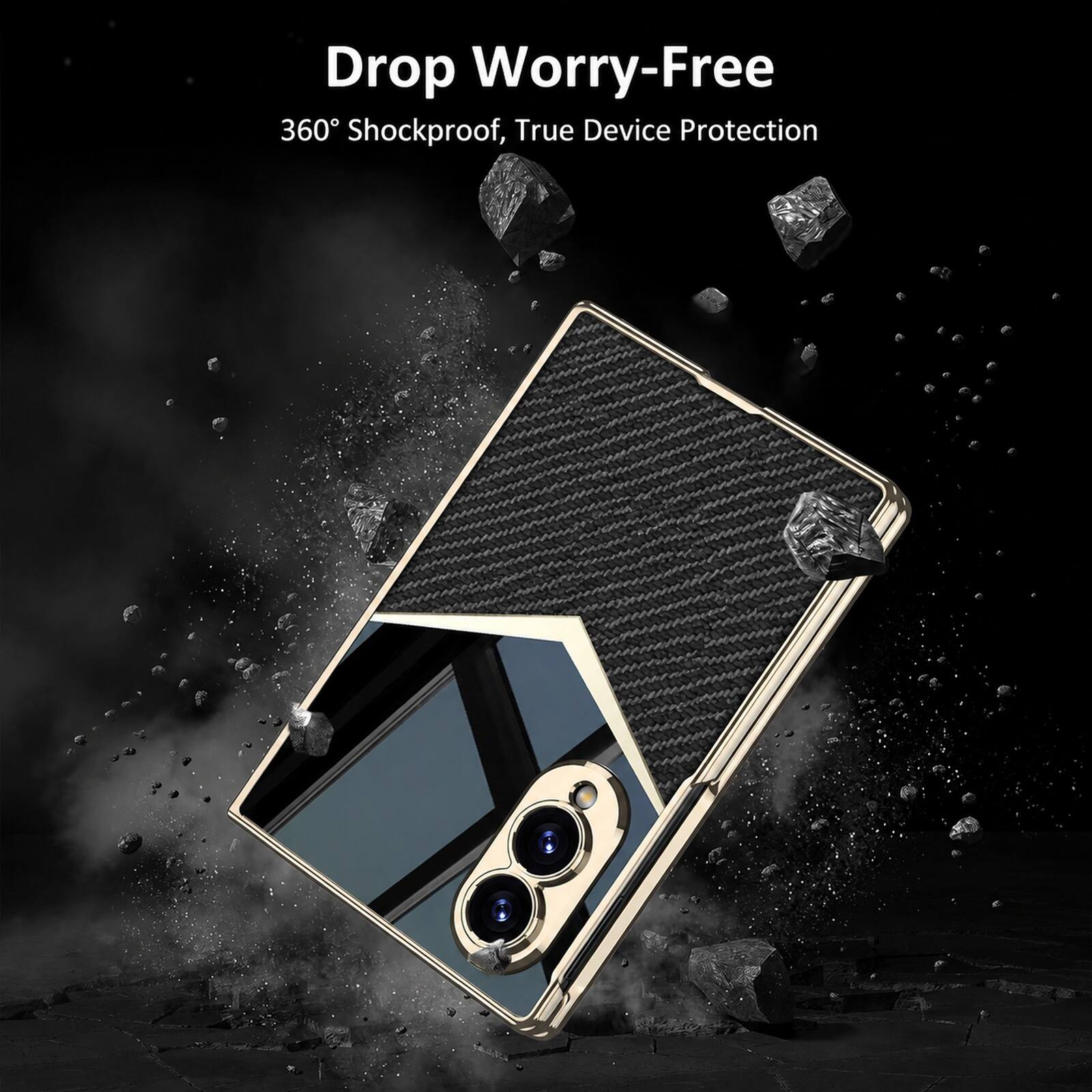Drop Worry-Free  
360° Shockproof, True Device Protection