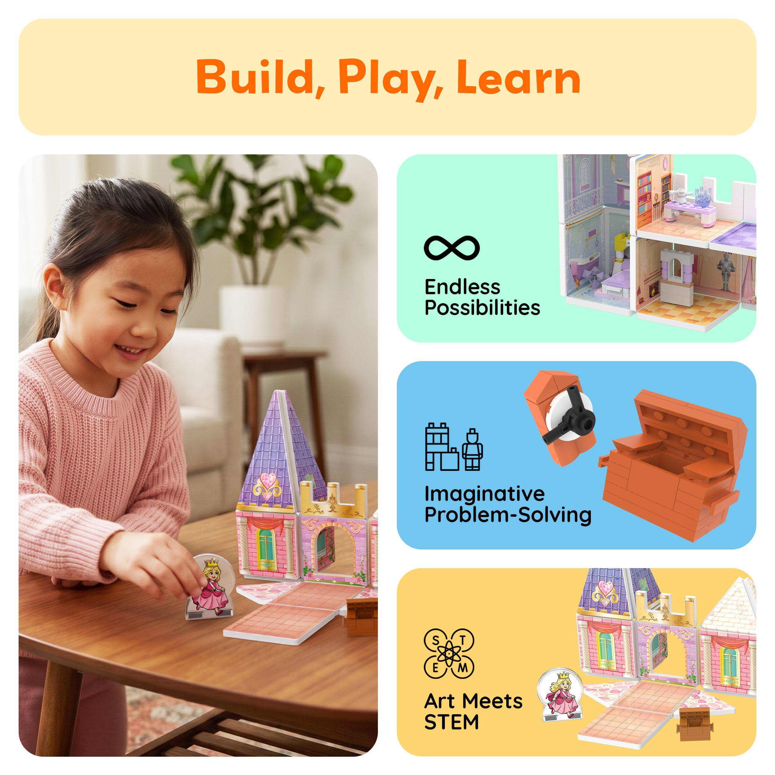 Build, Play, Learn

8 Endless Possibilities

Imaginative Problem-Solving

S T E M

Art Meets STEM