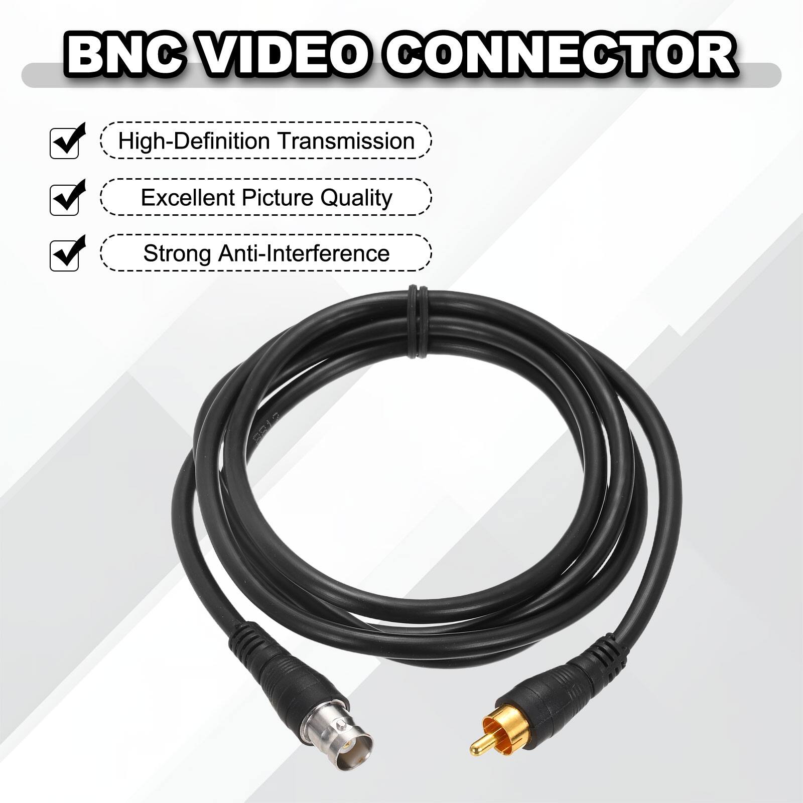 BNC VIDEO CONNECTOR

- High-Definition Transmission
- Excellent Picture Quality
- Strong Anti-Interference
