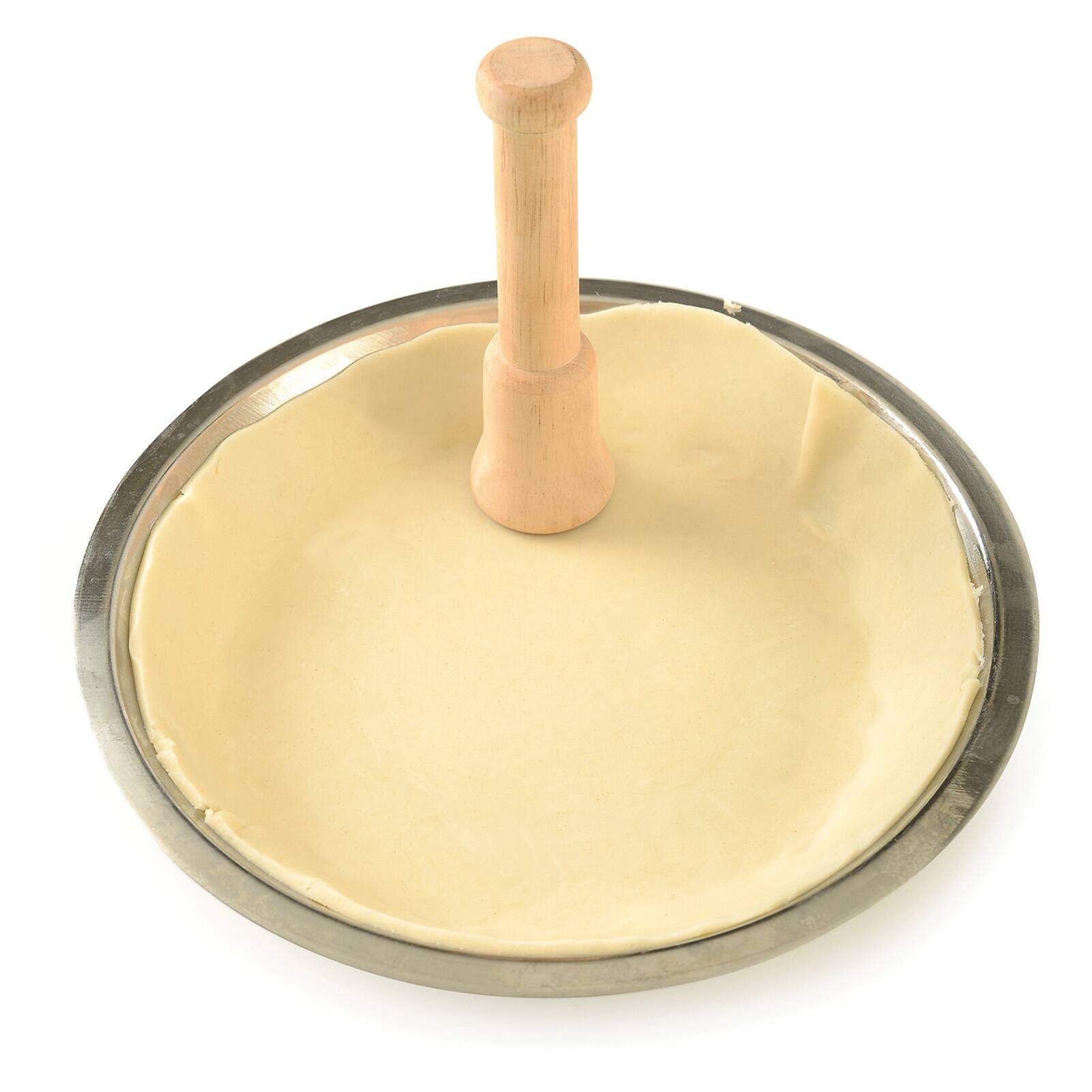Alt View 3. Norpro - Tart Tamper, Wooden Dough Press for Mini Muffins and Tarts - Beige.