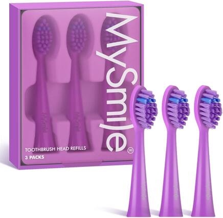 MySmilje, TOOTHBRUSH HEAD REFILLS, 3 PACKS