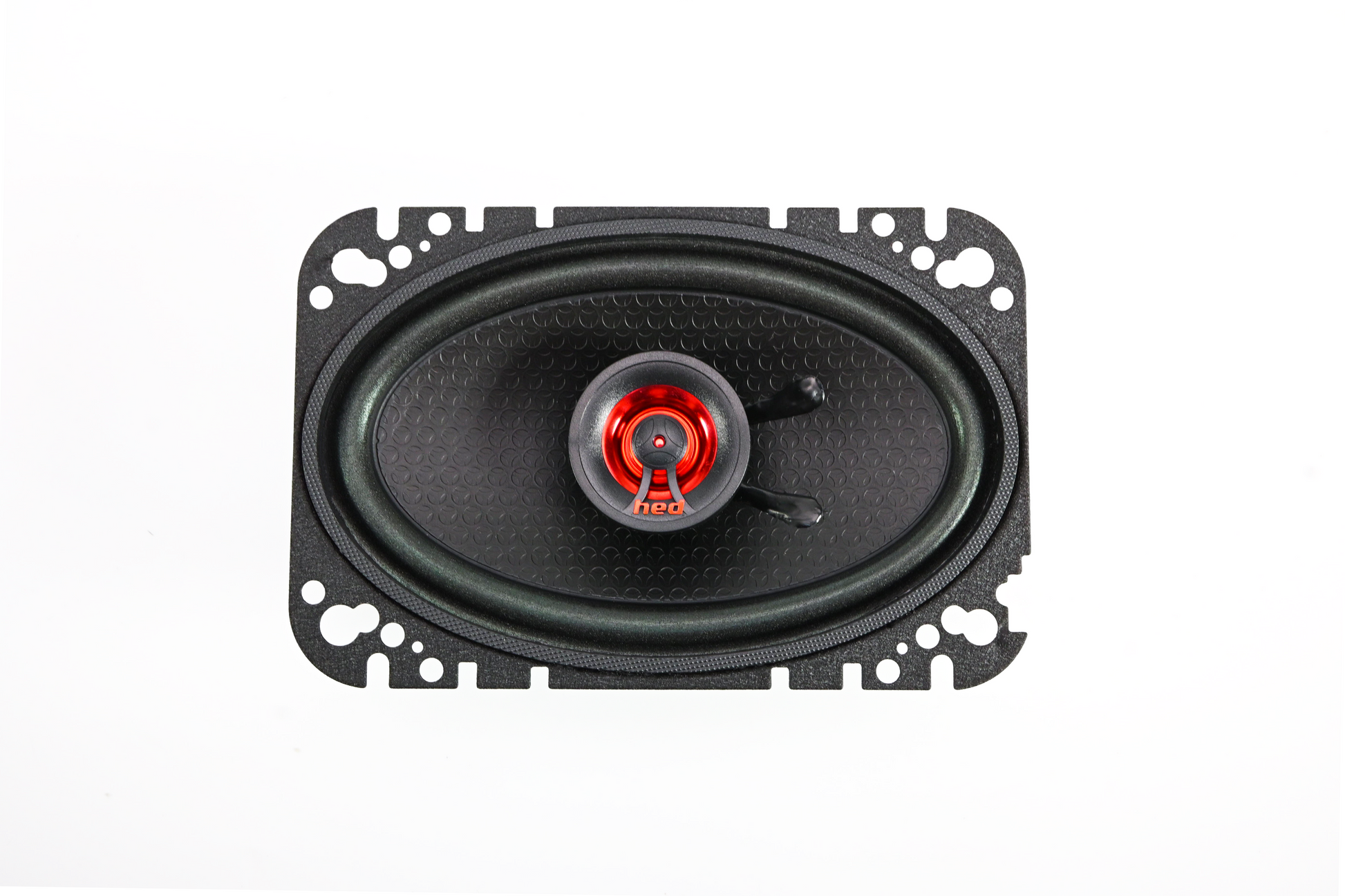 Angle. Cerwin Vega - Cerwin Vega H46 - HED 2025 Edition 4"x6” 2-Way Coaxial Full Range Speaker Set - Black and Red.
