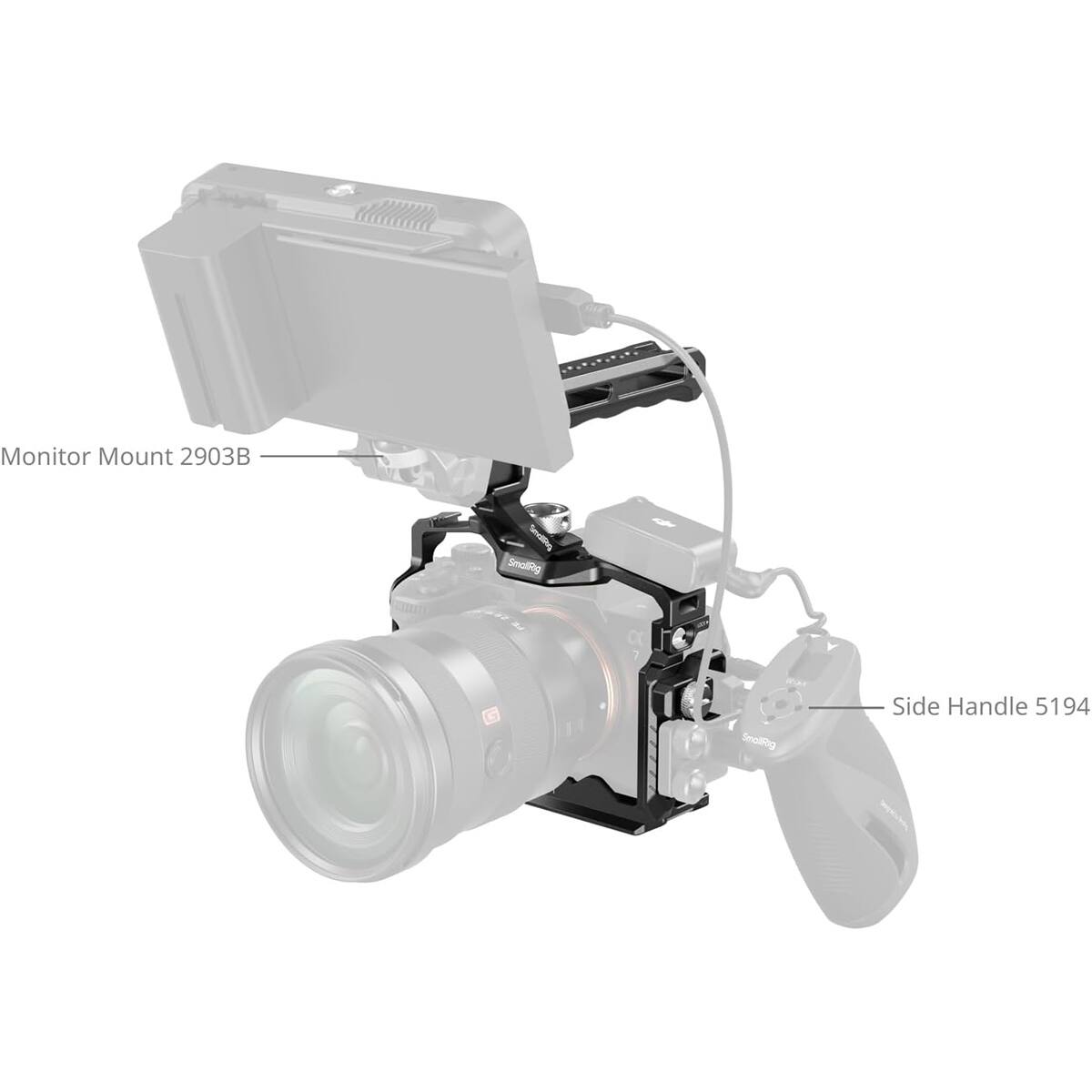 Monitor Mount 2903B  
Smallrig  
Side Handle 5194