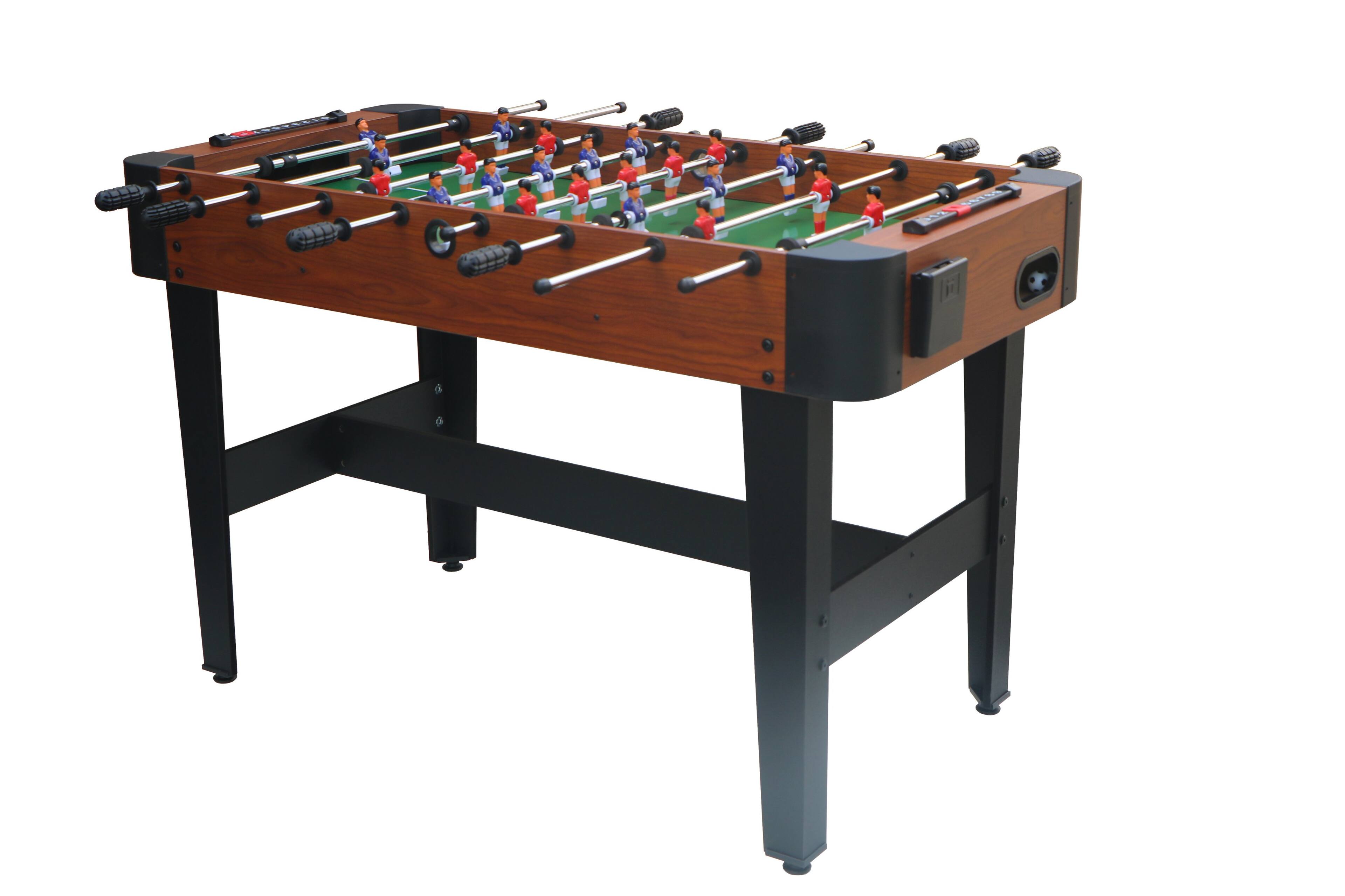 Front. ELEMENT ACE - 4ft Foosball Table for Family Game Room - Durable Construction & Fun for All Ages - Wood.