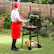 Alt View 3. Costway - Costway Barrel Charcoal Grill with Foldable Side Table Built-in Thermometer & Storage Shelf - Black.