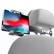 Front. Bracketron - Bracketron TekGrip XL Tablet Headrest Mount – 360° Rotation and Extension Arm - Black.