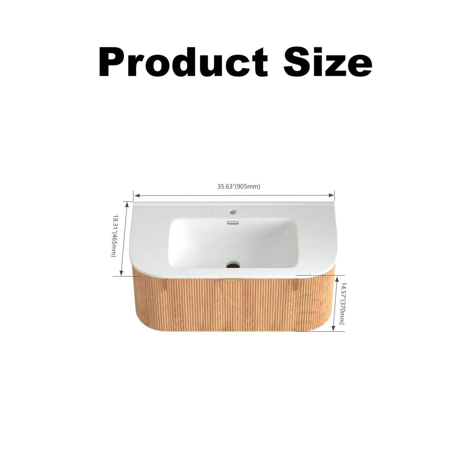 Product Size

18.31" (465mm)  
35.63" (905mm)  
14.57" (370mm)