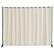 Front. VEVOR - Room Divider, Portable Panel Room Divider with Wheels Curtain Divider Stand, Freestanding Room Divider Privacy Screen - Beige.