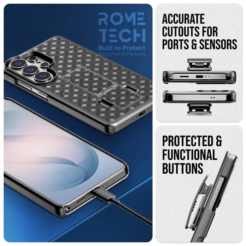 ROME TECH  
Built to Protect  
Designed to Perform  

ACCURATE CUTOUTS FOR PORTS & SENSORS  

PROTECTED & FUNCTIONAL BUTTONS
