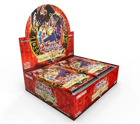 6+ YEARS  
Yu-Gi-Oh! TRADING CARD GAME  
RETRO PACK  
24 PACKS  
Yu-Gi-Oh!  
KONAMI