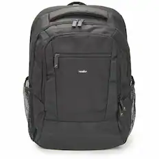 Front. Rocstor - Rocstor MetroPro Rugged Carrying Case (Backpack) for 13" to 17" Apple, HP, Lenovo, Microsoft, Dell Notebook - Black - Black.