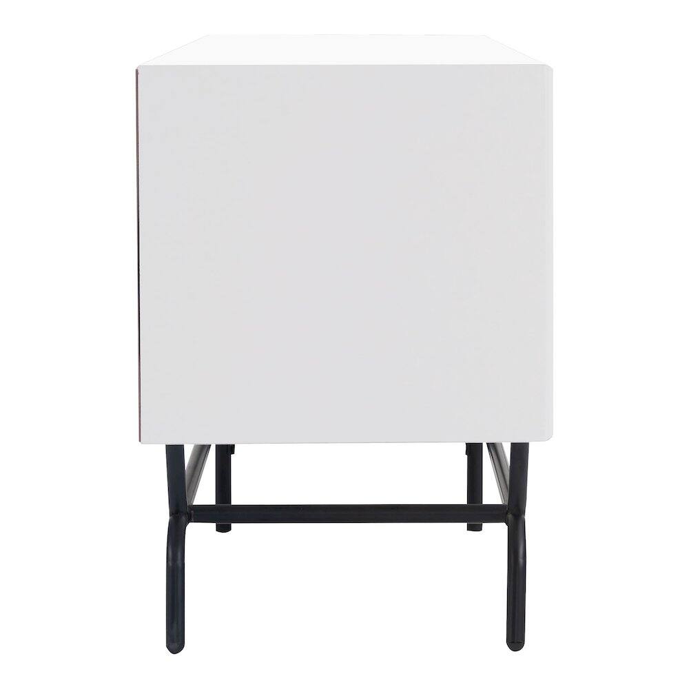 Alt View 2. Furniture of America - Yaztra TV Stand Fits TV's up to 65 in. with 3 Drawers - White.