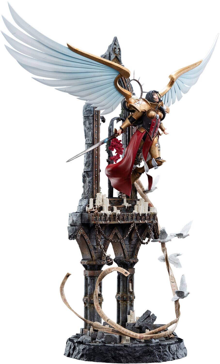 Alt View 1. Weta Workshop - WETA Workshop Limited Edition Polystone - Warhammer 40,000 - Celestine the Living Saint 1:6 Scale - COLLECTIBLES - Multicolor.