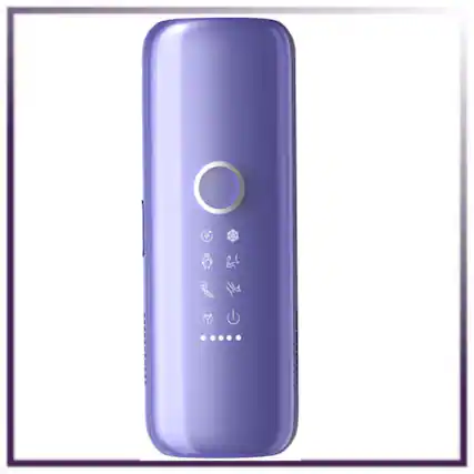 Front. Eterus - IPL Hair Removal Device for Face & Body – At-Home Laser IPL Hair Reduction System - Blue.