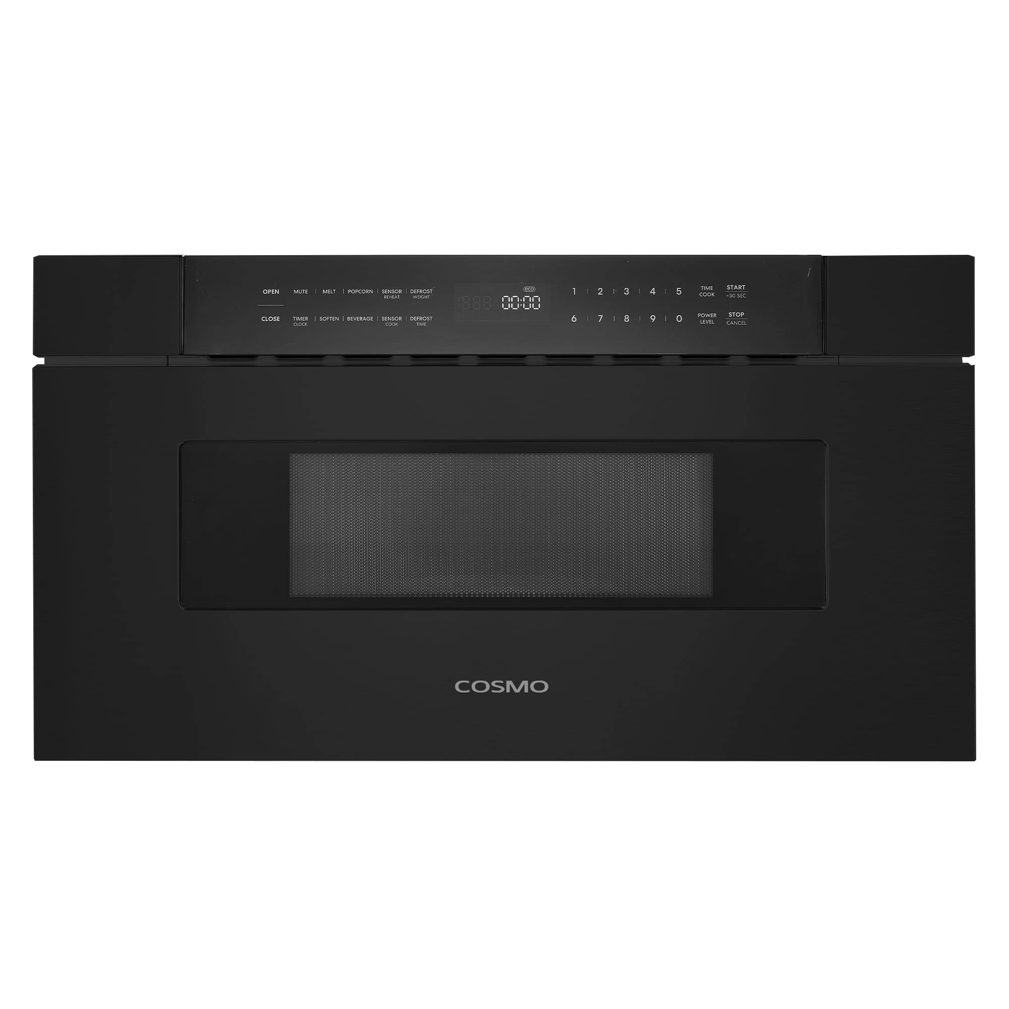 COSMO - COS-MWD3012NHBK 30 in. Haven Collection 1.2 cu. ft. Built-in Microwave Drawer, Presets, Touch Controls, Defrosting Rack - Matte Black