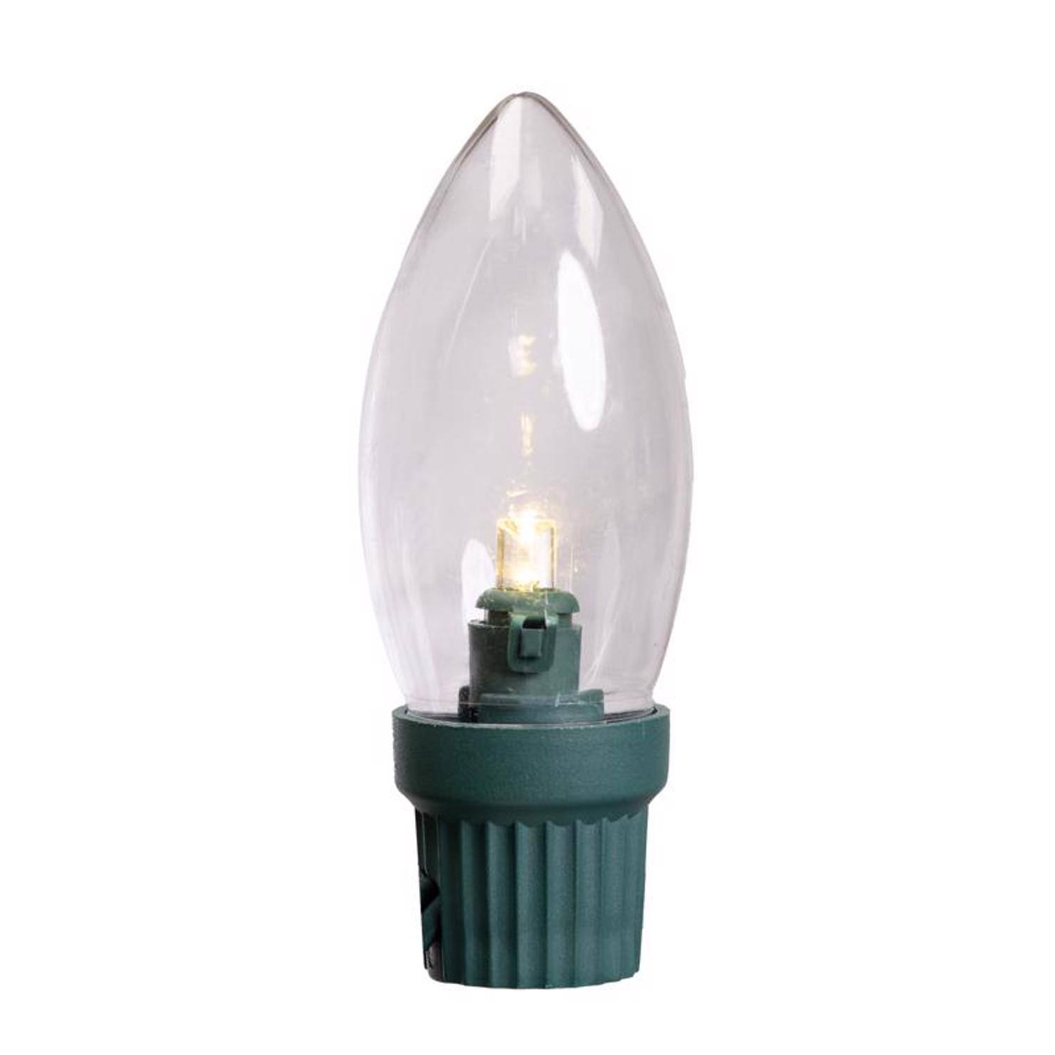 Left. Celebrations - Celebrations Classic LED C9 Warm White 25 ct String Christmas Lights 16 ft..