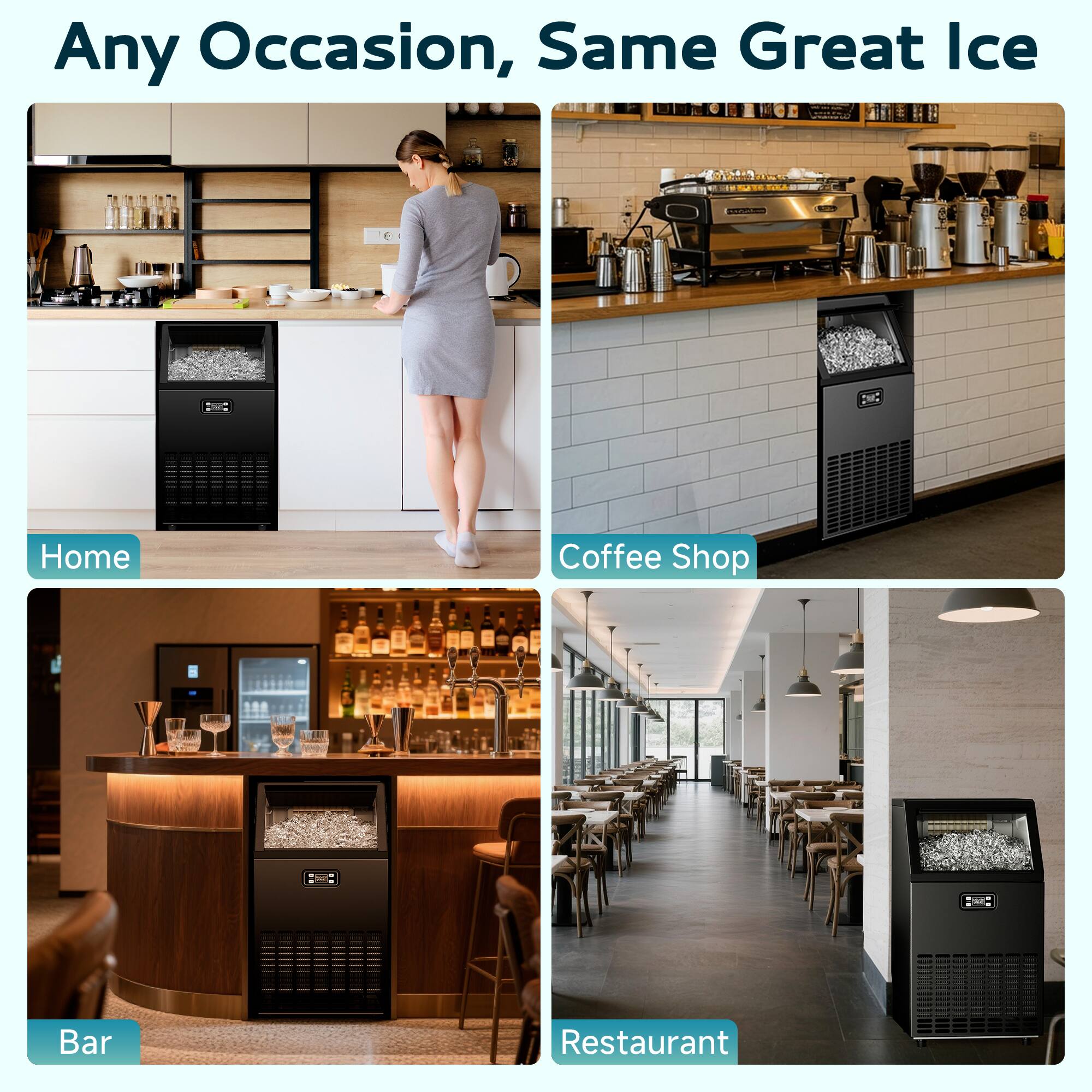 Any Occasion, Same Great Ice

Home

Coffee Shop

Bar

Restaurant