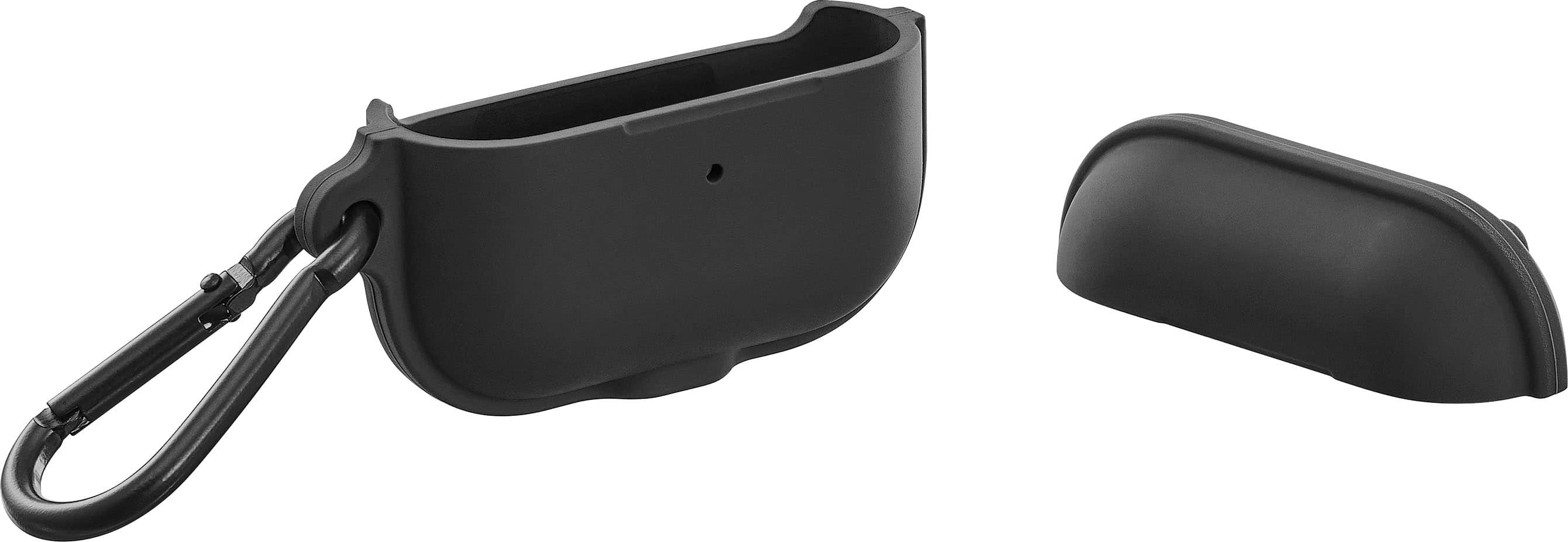 Alt View 18. Insignia™ - Case + Cleaning Tool for Apple AirPods Pro 1st and 2nd Generation - Black.