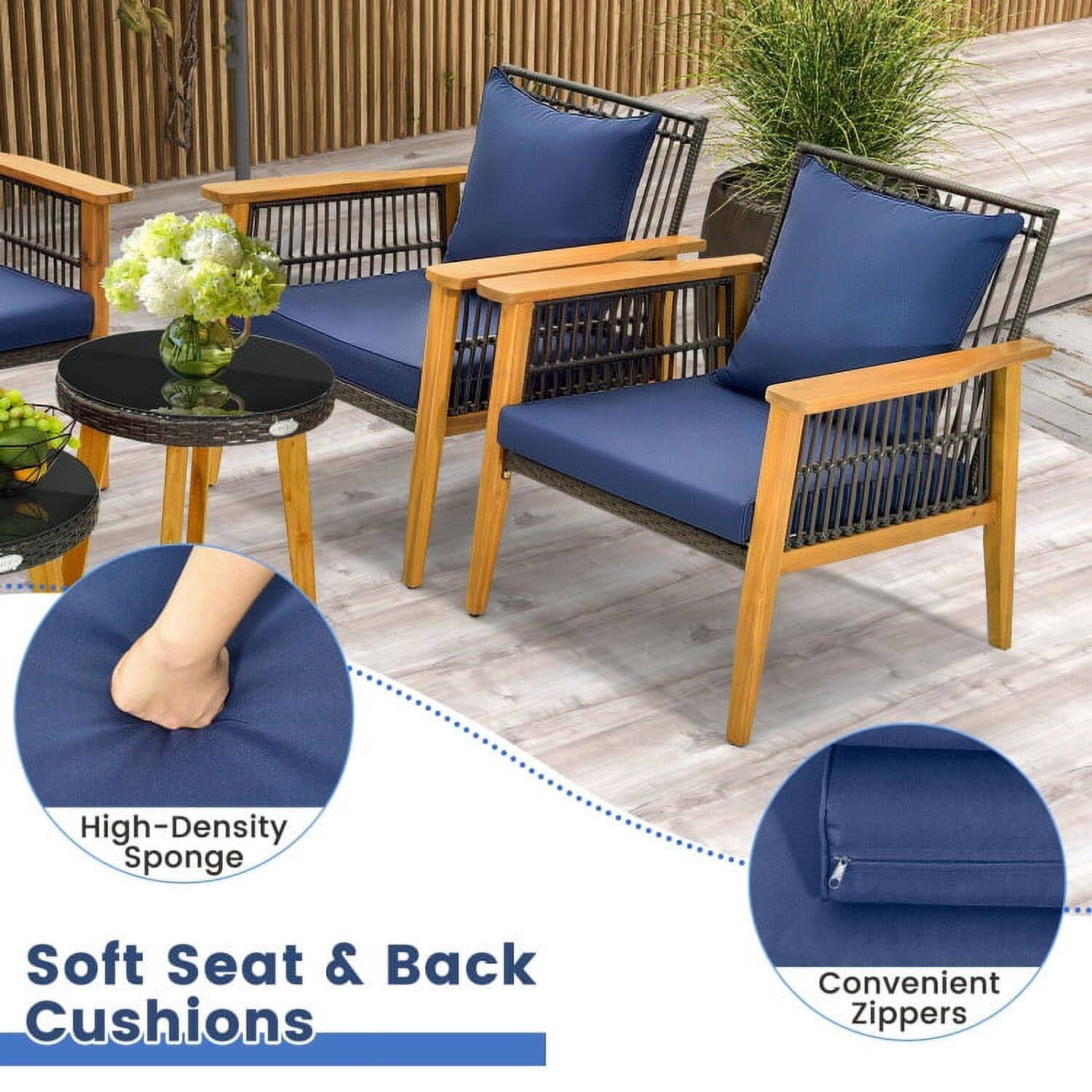 High-Density Sponge  
Soft Seat & Back Cushions  
Convenient Zippers