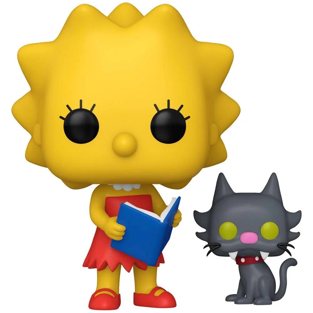 Angle. Funko - Funko POP! & Buddy: Simpsons - Lisa With Snowball II   - COLLECTIBLES - Multicolor.