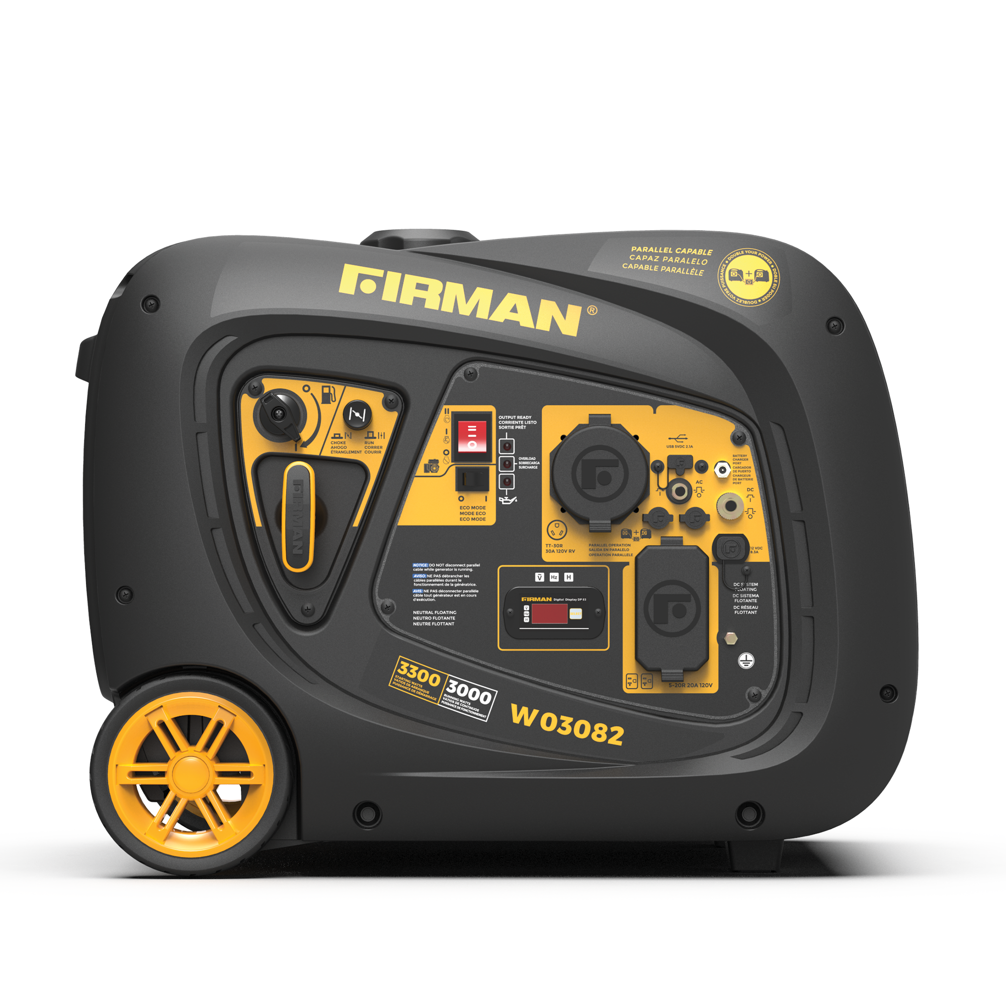 FIRMAN

PARALLEL CAPABLE
CAPAZ PARALLEL
CAPAZ PARALLELE

3300 3000

W03082