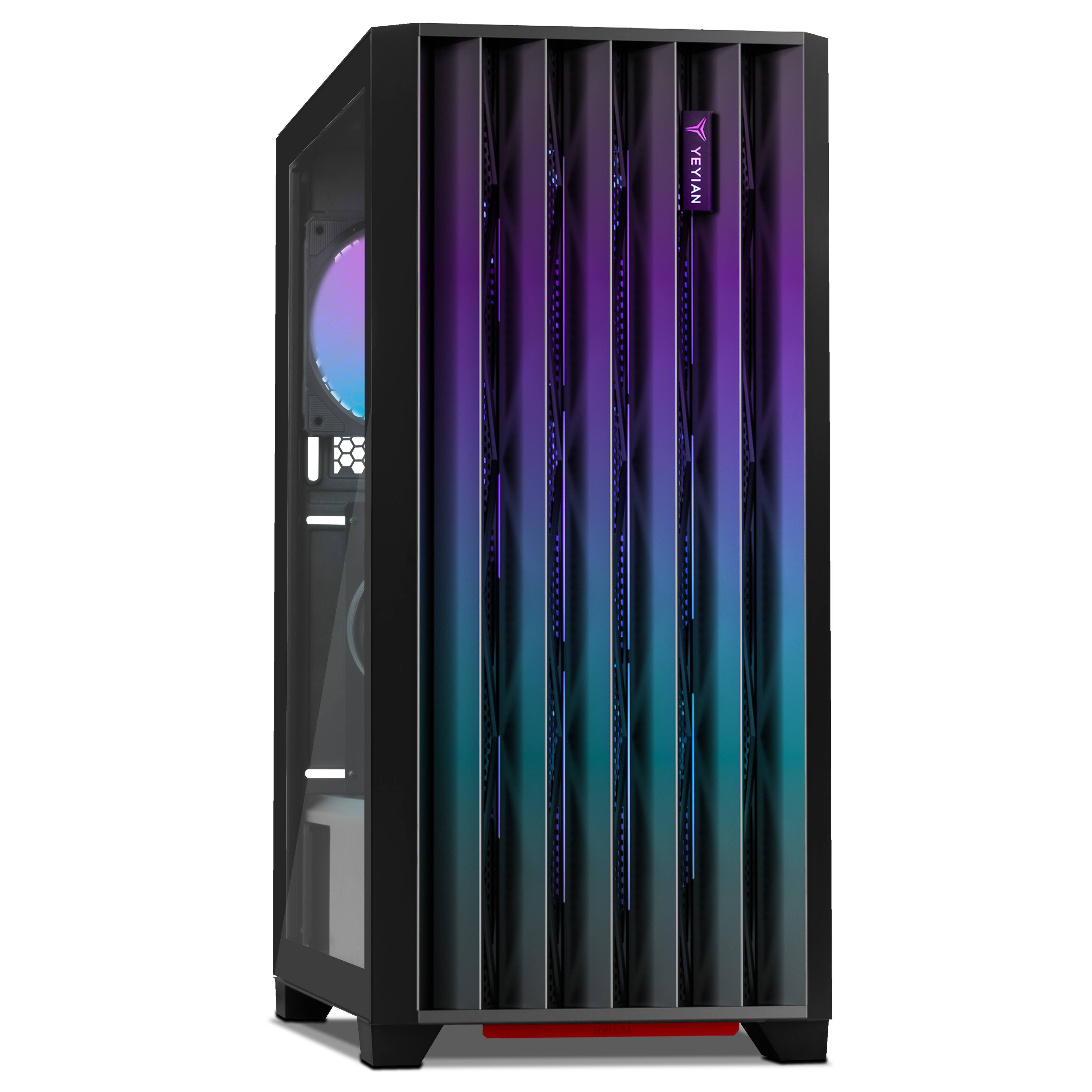 Angle. YEYIAN - YEYIAN Gaming PC. Intel Core i5 14400F, NVIDIA RTX 4070 12GB GDDR6X, 1TB NVMe, 32GB DDR5, 650W. Model  YPI-PG44F0C-4701B.