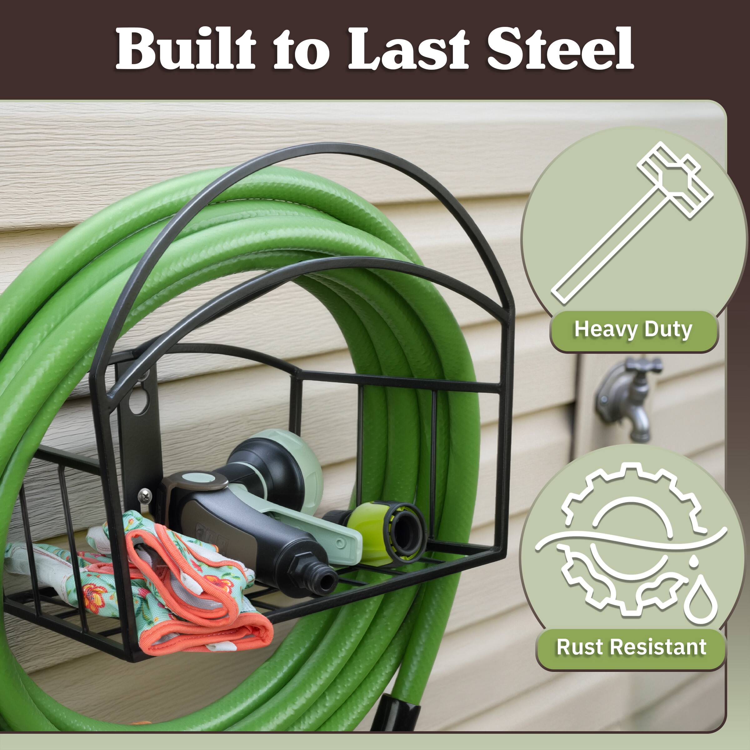 Built to Last Steel  
Heavy Duty  
Rust Resistant
