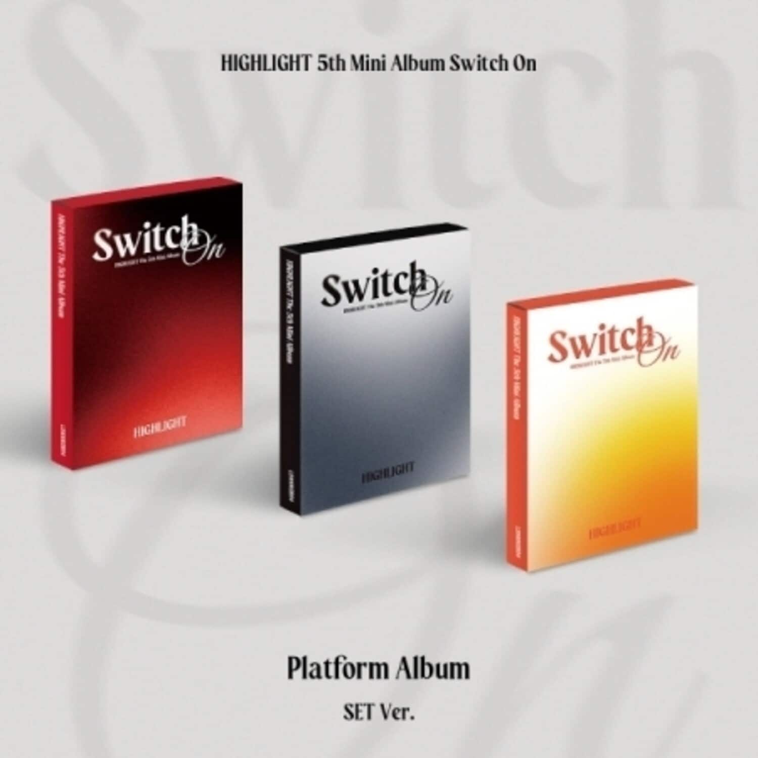 High Light - Switch On - Platform QR Card Version - Random Cover - Selfie-Photocard + 11pc Official - DISCLESS DIGITAL [Digital Download] price history on PriceWatchPro