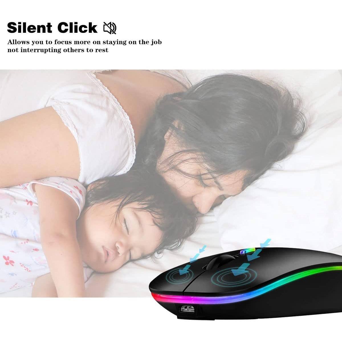Silent Click  
Allows you to focus more on staying on the job not interrupting others to rest
