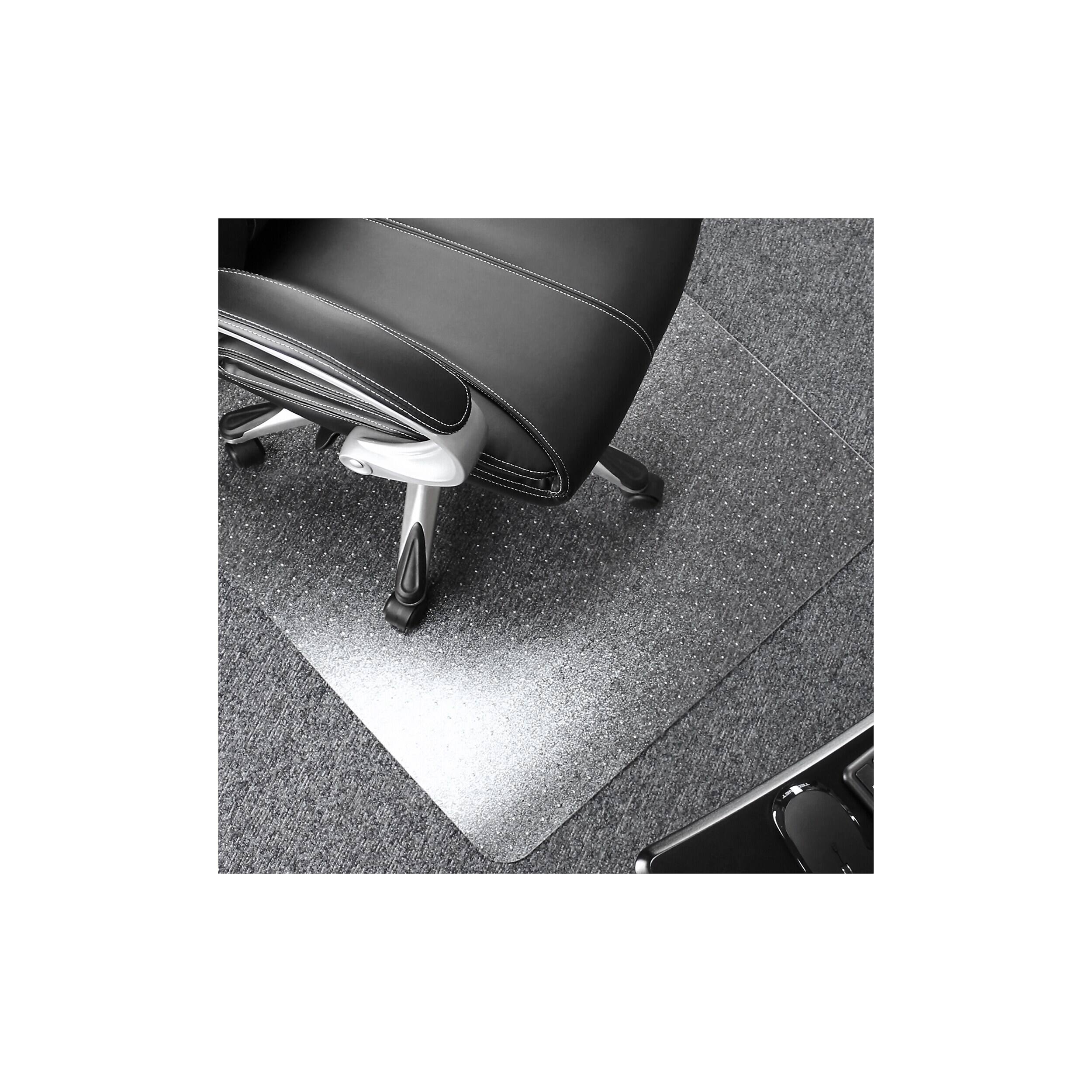 Alt View 1. Floortex - Ultimat Cleartex Carpet Chair Mat, 35" x 47", Designed for Medium-Pile Carpet, Clear Polycarbonate (118927ER) - Clear.