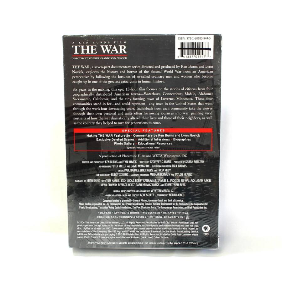 Angle. The War: A Ken Burns Film 1941-1945 (Dvd)，Documentary.