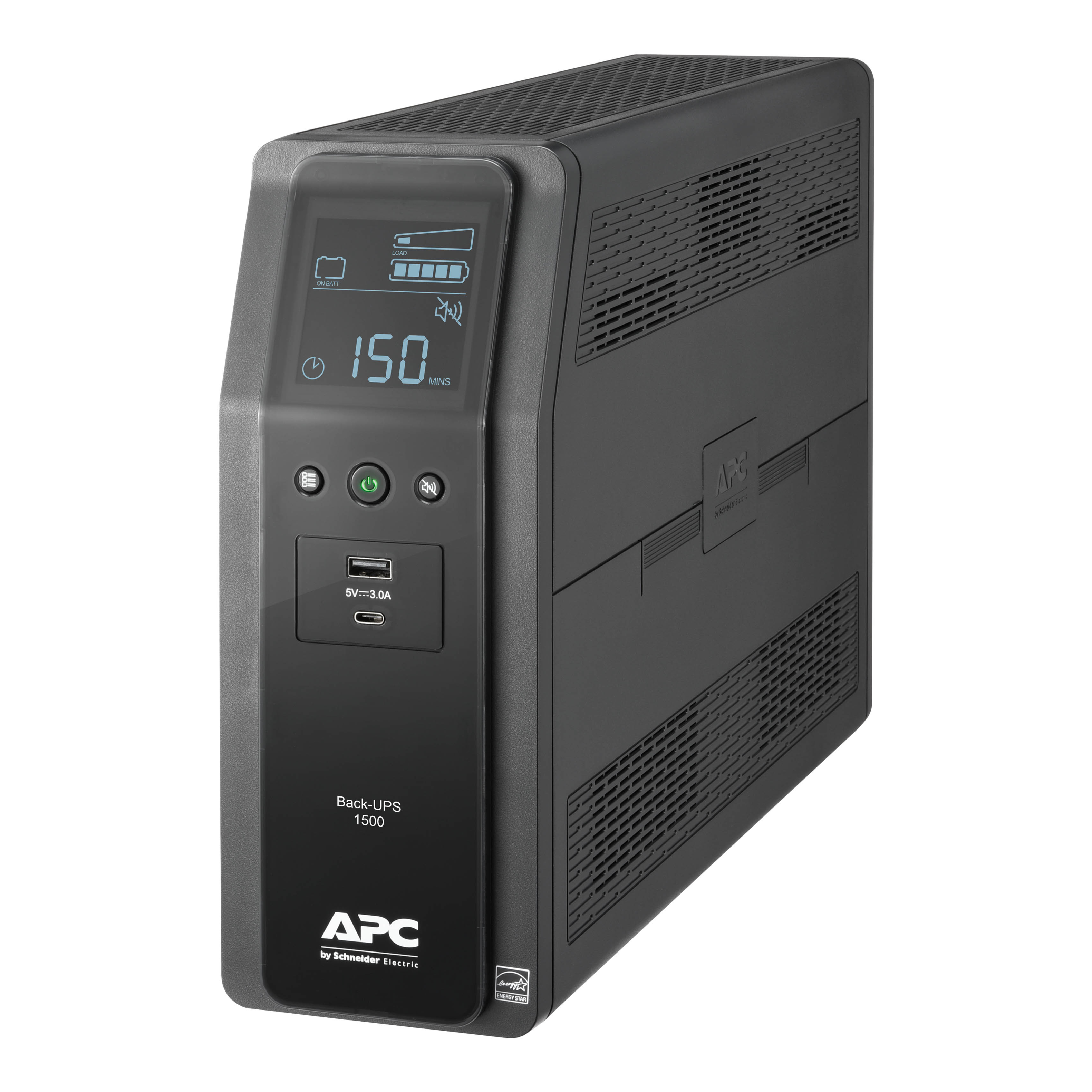 The text on the image reads "150 MIND 2 ARS SVW3.DA DA Back-UPS 1500 APC by Schneider Electric." This text is grouped and corrected as follows:
"150 MIND 2 ARS SVW3.DA DA Back-UPS 1500 APC by Schneider Electric."